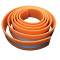 Sangle enduite en plastique PVC orange avec sangle réfléchissante